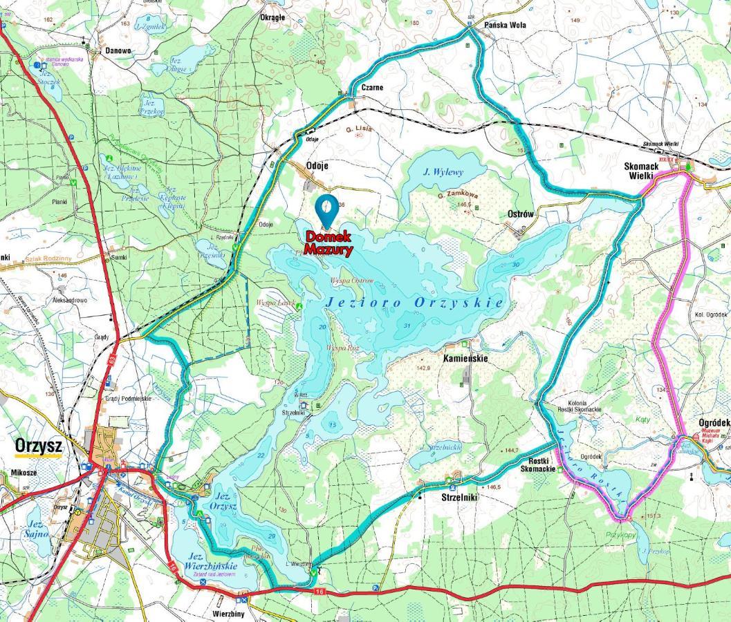 Domek Mazury - Jezioro Orzysz Exteriér fotografie